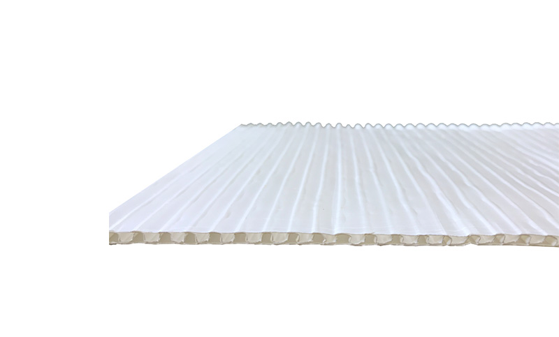 PE Plastic Corrugated Laminated Sheet